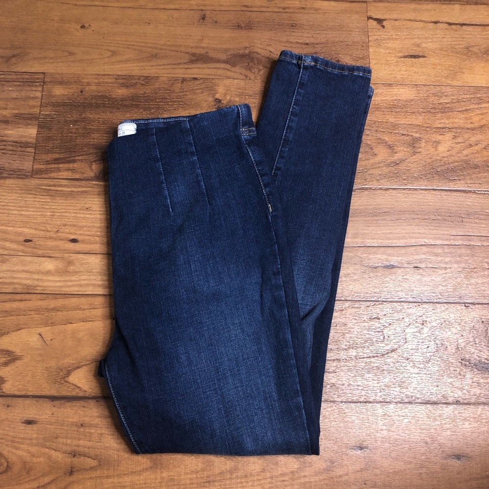 Free People Skinny Medium Wash Denim Jeans